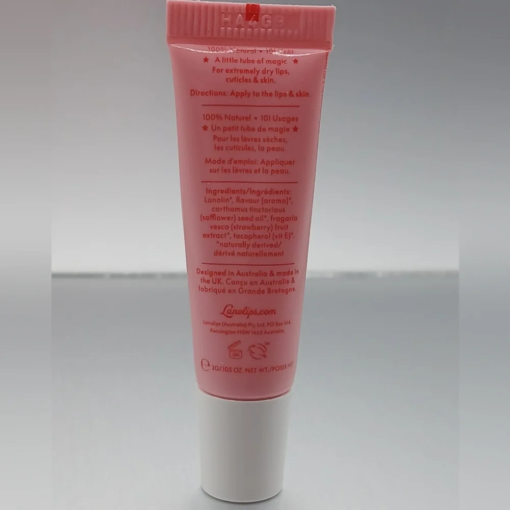 5 For $25 Item🌸 Lanolips 101 Ointment Strawberry Lip Balm - Picture 2 of 4